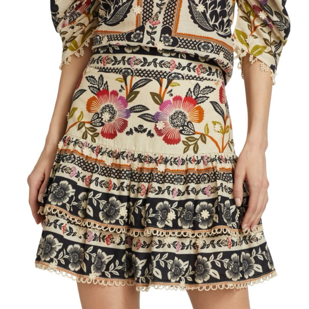 NWT FARM Rio Romantic Garden Mini Skirt XL - Picture 11 of 14